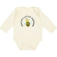 thumbnail image 3 of Inktastic Auntie's Little Honeybee Boys or Girls Long Sleeve Baby Bodysuit, 3 of 5
