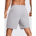 thumbnail image 2 of Shorts CRZ YOGA para Hombre 2 en 1 para Correr 18 cm Forrados Gris L, 2 of 6