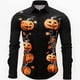 thumbnail image 2 of Camisa amarilla divertida de Halloween 2024 para otoño e invierno, nueva camisa de moda para fiesta de Halloween, camisetas de manga larga para hombre, camisa con botones y temperamento, 2 of 5