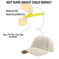 thumbnail image 4 of Lavado con agua para niños Sombrero de béisbol sólido de tono bajo Sombrero de béisbol para niños Protector solar para estudiantes Lengua de pato MFZFUKR BST3040188-1, 4 of 5