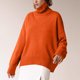 thumbnail image 5 of Suéter de cuello alto para mujer, moda informal, manga larga, cuello alto, suéter para mujer, 5 of 8
