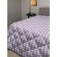 thumbnail image 2 of Abstract Down Alternative Comforter, Houndstooth Motif Retro Fashion Scottish Traditional Hipster Design, Microfiber Quilt for All Season, 5 Sizes, Lime Green and Dark Teal, by Ambesonne, 2 of 3