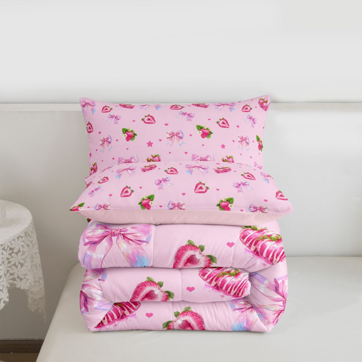 My Little Pony Kids Reversible Comforter, Twin/Full, Pink, Hasbro