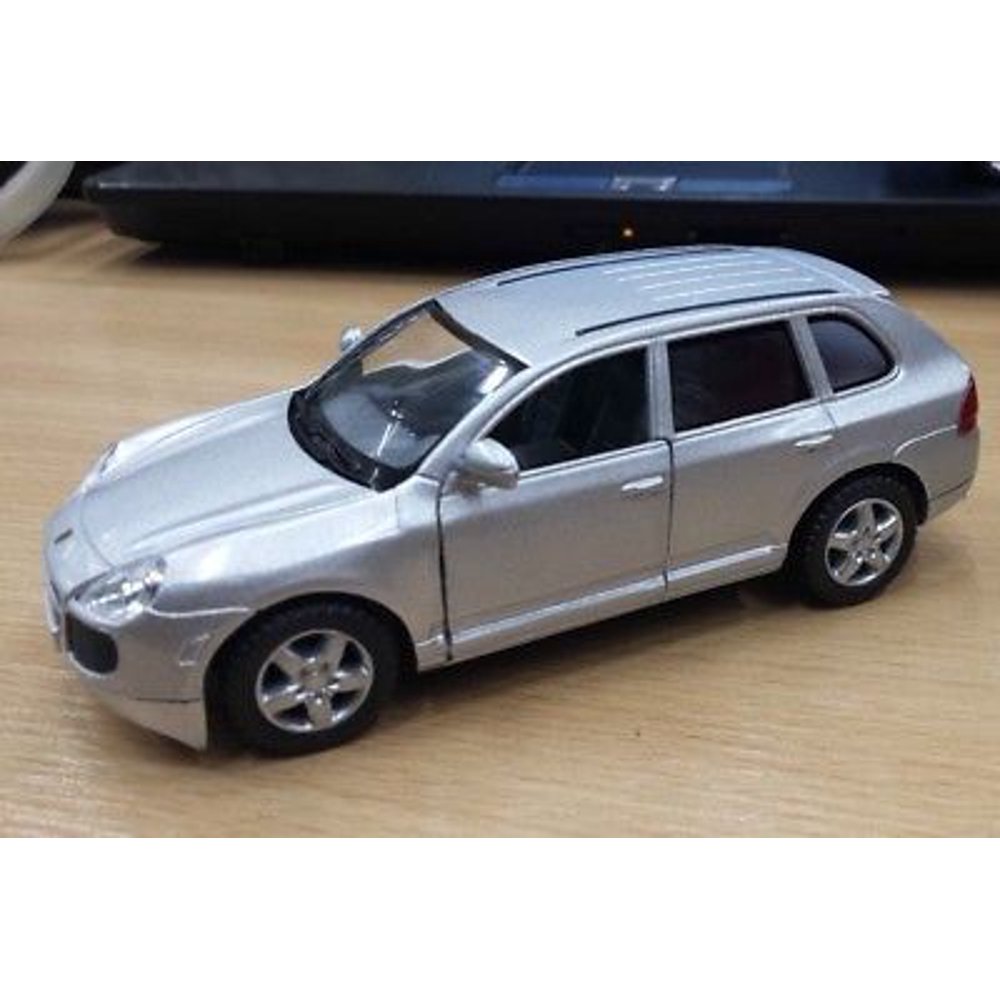 5" Kinsmart Porsche Cayenne Turbo Diecast Model SUV Toy 138 Silver