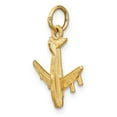 thumbnail image 6 of FJC Finejewelers 14k Yellow Gold 3d Airplane Charm, 6 of 6
