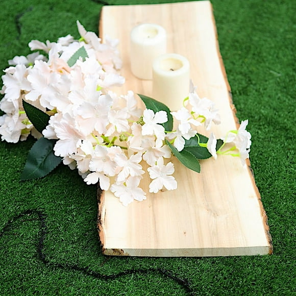 Large Wood Slices Centerpieces