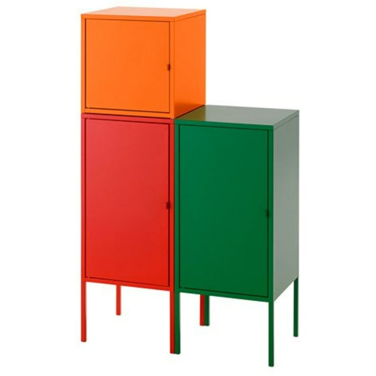 Ikea Storage combination red orange green 27 1 2x46 1 8
