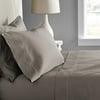 Hotel Style 600 Thread Count 100% Luxury Cotton Sheet Set, Queen, Grey Pumice