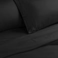 thumbnail image 4 of Egyptian Cotton 1500 Thread Count Solid Sheet Set  California King-Black, 4 of 5