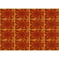 thumbnail image 1 of Ahgly Company Tapis Rectangulaire Lavable en Machine Intérieur Transitionnel Orange Rouge Orange, 7 Pieds x 10 Pieds, 1 of 7