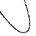 thumbnail image 3 of JewelStop Sterling Silver Polished Finish Oval Link Chain, Lobster Clasp - 24", 3 of 6