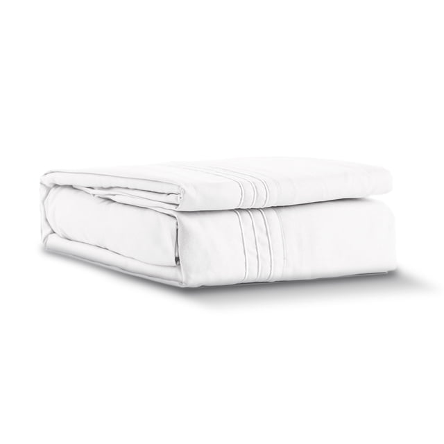 Juego de Sábanas Rebeca Microfibra Luxury 1500 Individual Blanco