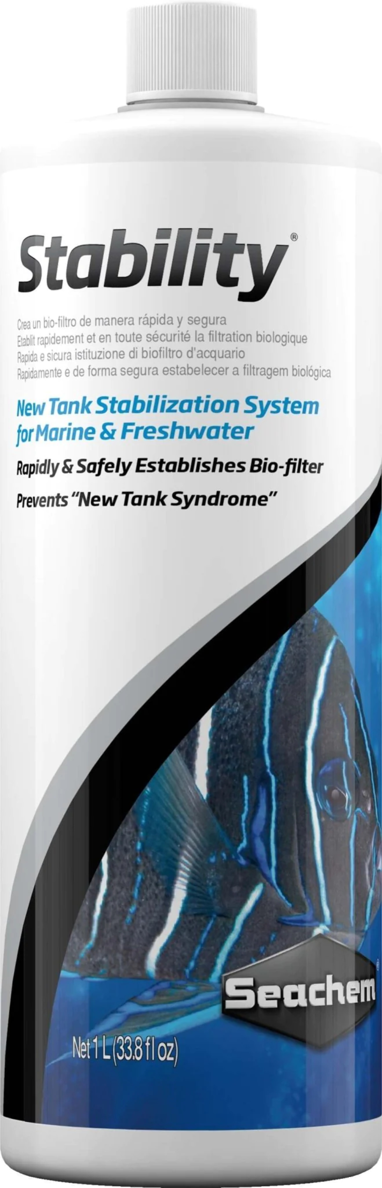 Seachem Stability Fish & Aquatic Life Marine & Freshwater Treatment, 67.6 Oz - image 2 of 3