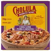 Cholula Chili Lime Carnitas Frozen Burrito Bowl, 8.5 oz