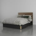 thumbnail image 2 of Nexera 2-Piece Bedset With Bed Frame And Headboard, Brown, Full, 2 of 7
