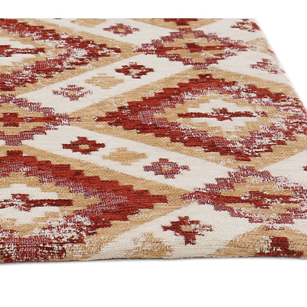RugSmith Brown Diamond 20 in. x 36 in. Anti-Fatigue Kitchen Mat - 20"x36"