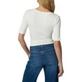 thumbnail image 2 of JOE'S Jeans womens  The Gisele Henley Half Sleeve Top, l, 2 of 3