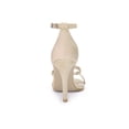 thumbnail image 3 of BLISSFUL STEP Women's Open Toe Triple Straps Stiletto High Heeled Sandals, 3 of 7
