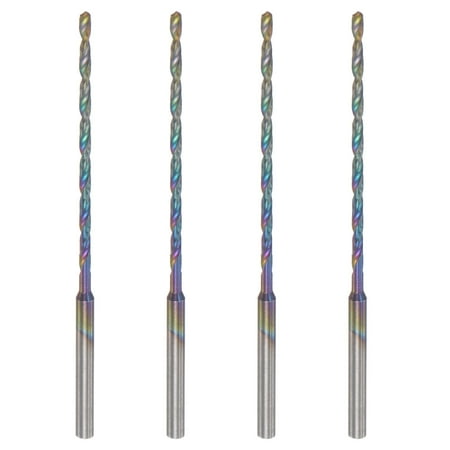 

Uxcell 4Pack Mini Twist Drill Bit 1.5mm Micro Engraving Drill Bits High-Speed Steel 2.35mm Shank Uncoated