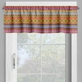 thumbnail image 2 of Ambesonne Mexican Valance Pack of 2, Folk Vintage Geometric, 54"X12", Multicolor, 2 of 5