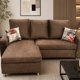 thumbnail image 1 of Sala Convertible En Cama Con Apertura Baúl Funcional Chocolate Melody Reinicia 21 Muebles, 1 of 4