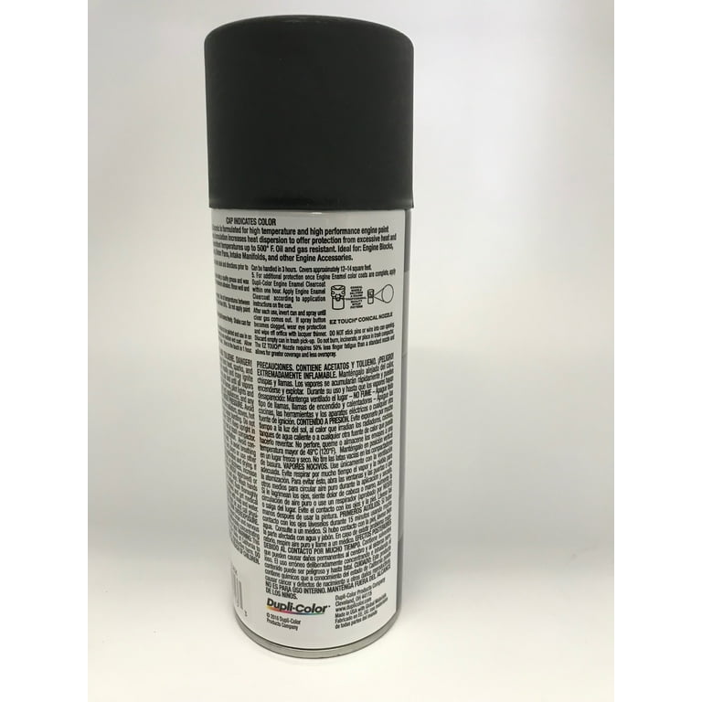 Duplicolor DE1654-4 PACK Engine Enamel Paint w/ Ceramic, Flat