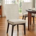 thumbnail image 4 of Beige Solid Chair Back Covers Set of 6 Minimalist Cloth Cream Khaki Linen Texture Rustic Removable Dining Chair Slipcovers Washable Seat Protector for Restaurant Party Banquet Kichen Decor, 4 of 9