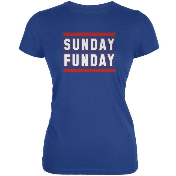 Sunday Funday Buffalo Royal Juniors Soft T-Shirt