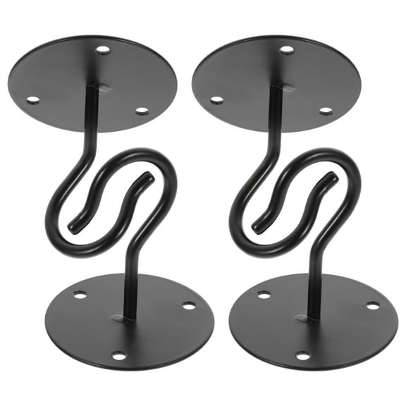 Worgeous 4 Sets of  Plant Hooks Ceiling Hooks for Hanging Plants Metal Ceiling Hooks Wall Planter Hangers