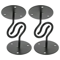 Worgeous 4 Sets of Plant Hooks Ceiling Hooks for Hanging Plants Metal Ceiling Hooks Wall Planter Hangers