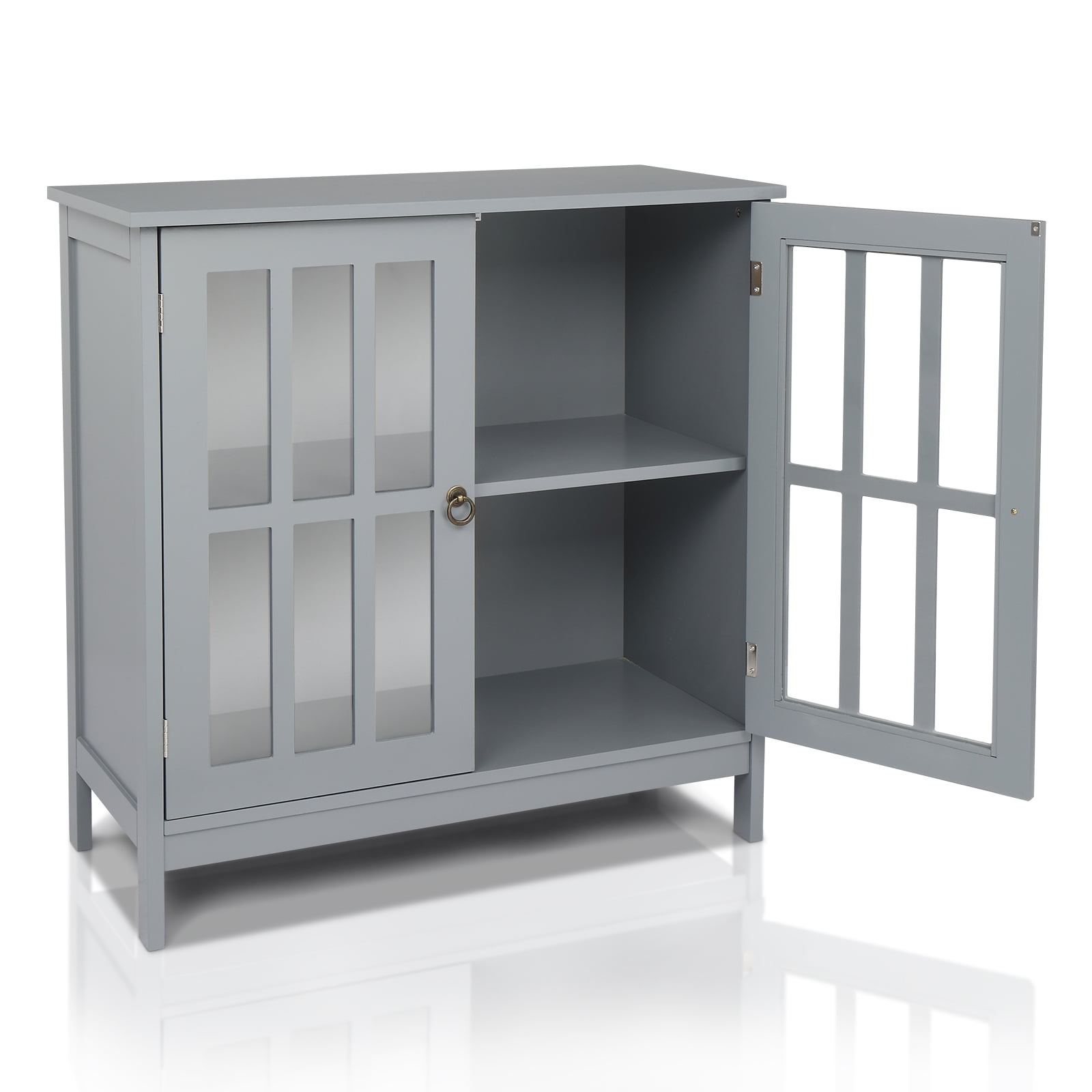 Sideboards and Buffets Mid Century Modern, Gray Credenzas and