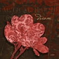 thumbnail image 2 of Stimson, Diane 20x20 Black Ornate Wood Framed with Double Matting Museum Art Print Titled - Magnolia Damask 1, 2 of 4