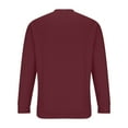 thumbnail image 3 of Fengactive Long Sleeve Shirts for Men Casual Thermal Fashion Pullover Button T-Shirt with Pocket, 3 of 8