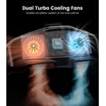 thumbnail image 2 of VR Cooling Fan NVNV for Oculus/Meta Quest 3 w/ Face Pad, 2 of 7
