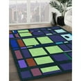 thumbnail image 3 of Ahgly Company Machine Washable Indoor Rectangle Transitional Mint Green Area Rugs, 2' x 5', 3 of 7