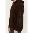 thumbnail image 3 of Hawx Work Gear Men's Fr Hard Face Pullover Fleece Hooded Jacket - HXFRFA22K71-DKB XX-, 3 of 4