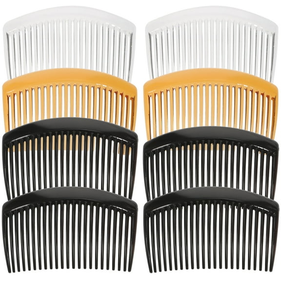 Zcyifa 10pc French Comb & Hair Clip Set for Fine Hair (4 Colors)