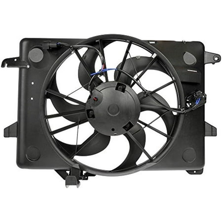 Marquis Fan Assembly - Dual Radiator and Condenser Fan Assembly - Cooling Direct Fit/For 1W1Z8C607AA 01-02 Ford Crown Victoria Town Car Grand Marquis
