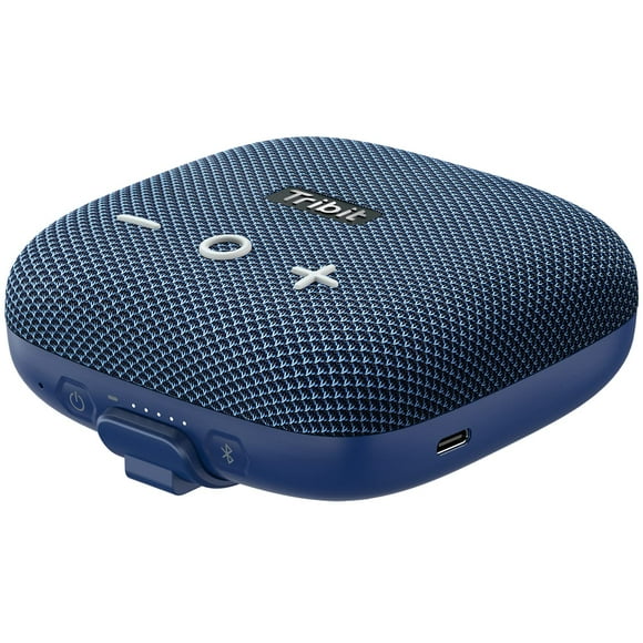 Tribit StormBox Micro 2 Altavoz portátil: Sonido fuerte de 90 dB, graves profundos IP67, altavoz pequeño impermeable con correa incorporada, batería externa de 12 horas de duración para acampar en bic