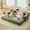 Green#07, variant on Burgundy Full Size Floor Sofa Bed with 2 Pillows - 15" Thick Foldable Mattress for Living Room & Guest Bed (78"L X 45"W X 30"H), No Assembly Required