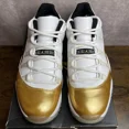 thumbnail image 5 of Ni - ke Air Jordan 11 Retro Low Closing Ceremony Size 11 528895-103 Gold White OG Men’s, 5 of 5