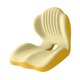 thumbnail image 4 of Cojín de asiento con soporte para la espalda, ergonómico, versátil, portátil, suave, para el coxis, almohada de soporte lumbar para asientos de coche Amarillo, 4 of 8