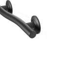 thumbnail image 4 of 24" Designer Waved Shaped Shower Grab Bar, Matte Black, 4 of 6