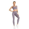 thumbnail image 2 of Conjuntos de ropa de yoga para mujer, traje de fitness sin costuras, sujetador corto de gimnasia deportivo y leggings, ropa de entrenamiento, ropa atlética, 2 piezas, 2 of 5