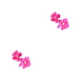thumbnail image 1 of Justharion 2Pcs Boucles d'Oreilles Fleur Stud Core Mode Eardrop Cadeaux de Mariage Accs Rose Foncé 2Set, 1 of 1