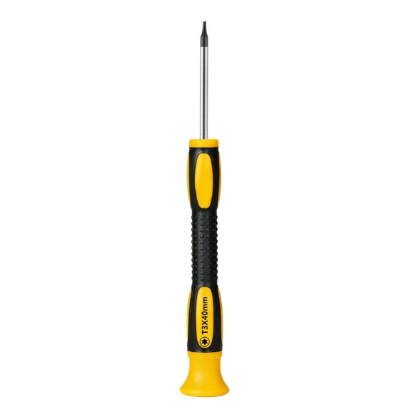 Torx T3 Screwdriver Precision T3 Torx Handle Small Electronics Repair Tool S2 High Alloy Steel Head Magnetic Tip Rotating Cap