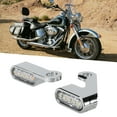 thumbnail image 1 of Fdyun 2PCS Motorcycle Turn Signals Light Mini LED Cornering Lamp Universal Motorbike Light Replacement Waterproof Aluminium Alloy, 1 of 8