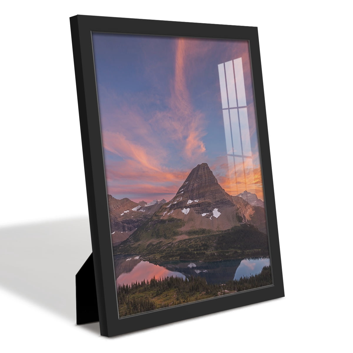Modern 11 in. x 14 in. Black Picture Frame (Set of 4)