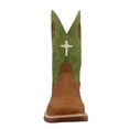 thumbnail image 4 of TWISTED X Adult Male 12in Western Caramel Cafe/Green Work Boots, Size: 13, Width: EE, 4 of 6