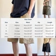 thumbnail image 4 of Sentmoon Short Cargo pour Homme Shorts pour Homme Décontractés Taille Haute Élastique Extensible Coupe Régulière Shorts de Course pour Homme avec Poches Essentiels de Plage Ravissants pour Parc et Pique-Nique M-3TG, 4 of 7